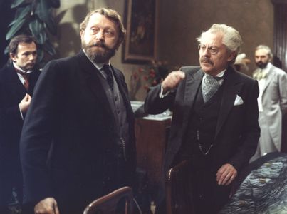 Rudolf Hrusínský and Jirí Zahajský in Dissolved and Effused (1985)