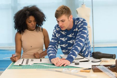 Dom Streater and Sam Donovan in Project Runway All Stars (2012)