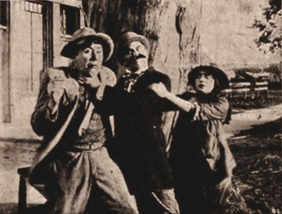 Mabel Normand, Mack Sennett, and Ford Sterling in Barney Oldfield's Race for a Life (1913)