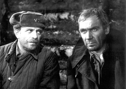 Rolan Bykov and Vladimir Zamanskiy in Trial on the Road (1986)
