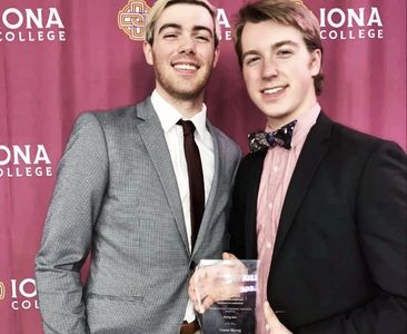 Connor Murray and Brendan Broesler at the GAEL Awards (2022)