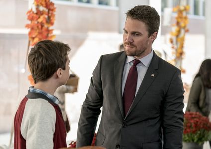 Stephen Amell and Jack Moore in Arrow (2012)