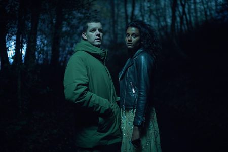 Russell Tovey and Simone Ashley in The Sister (2020)