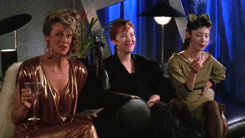 Catherine O'Hara, Susan Kellermann, and Adelle Lutz in Beetlejuice (1988)