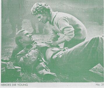 Scott Borland and Erika Peters in Heroes Die Young (1960)