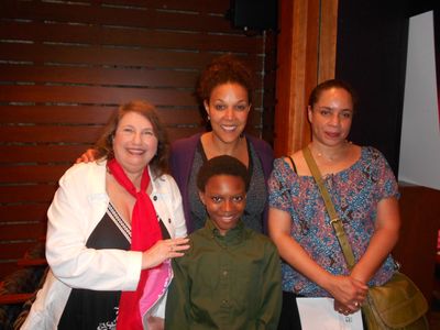 At the staged reading of Better and Better (from the series From Breast Cancer to Broadway). In photo: Carol Snyder (chi