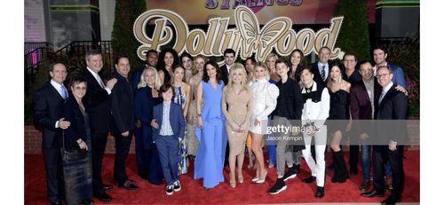 eart Strings cast and crew attend the Netflix Premiere of Dolly Parton's 