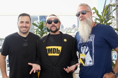 Kevin Smith, Bryan Johnson, and Brian Quinn at an event for IMDb at San Diego Comic-Con: IMDb at San Diego Comic-Con 201