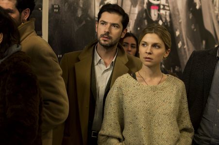 Melvil Poupaud and Clémence Poésy in Le grand jeu (2015)