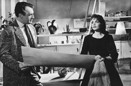 Eva Bartok and Alexander Kerst in Naked in the Night (1958)