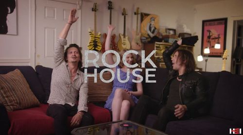 Jessica Ruth Bell, Manuel Giusti, and Alessandro Serradimigni in Rock House.