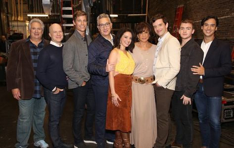 “Torch Song” Press Day at Broadway's Hayes Theater (L-R) Harvey Fierstein, Richie Jackson, Ward Horton, Moises Kaufman, 