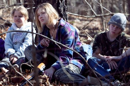 Jennifer Lawrence, Ashlee Thompson, and Isaiah Stone in Winter's Bone (2010)