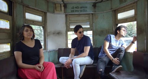 Maanvi Gagroo, Amol Parashar, and Sumeet Vyas in TVF Tripling: Bandhu Re (2019)