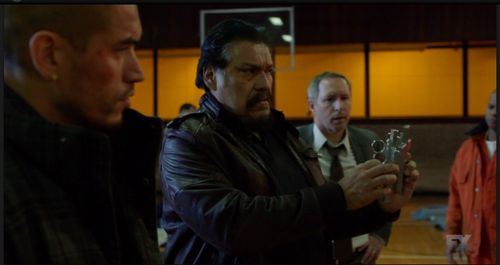 Jeffrey Knight, Joaquín Cosio, and Miguel Gomez in The Strain (2014)