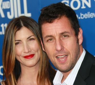 Adam Sandler and Jackie Sandler at an event for Jack and Jill (2011)
