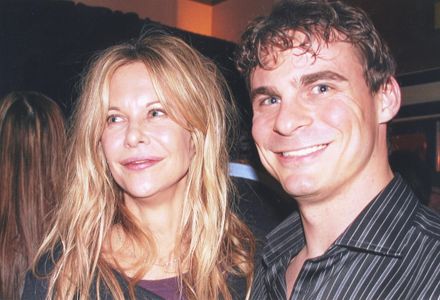 Brett with Meg Ryan at the after party for 