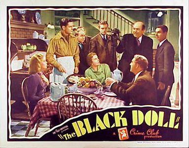 Nan Grey, Edgar Kennedy, Doris Lloyd, William Lundigan, Syd Saylor, and Donald Woods in The Black Doll (1938)