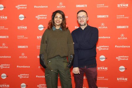 M.I.A. and Steve Loveridge at an event for Matangi/Maya/M.I.A (2018)