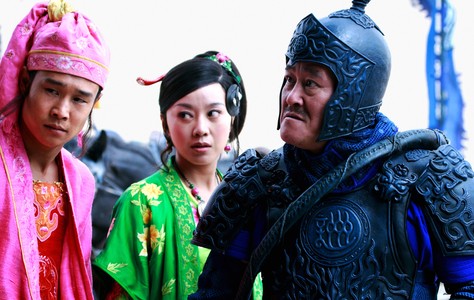 Honglei Sun, Ni Yan, and Shenyang Xiao in A Woman, a Gun and a Noodle Shop (2009)