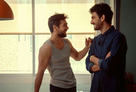 Carlos Cuevas and Miki Esparbé in Smiley (2022)