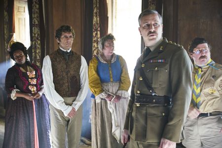 Jim Howick, Ben Willbond, Katy Wix, Mathew Baynton, and Lolly Adefope in Ghosts (2019)
