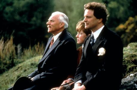Colin Firth, Malcolm McDowell, and Robert Norman in My Life So Far (1999)