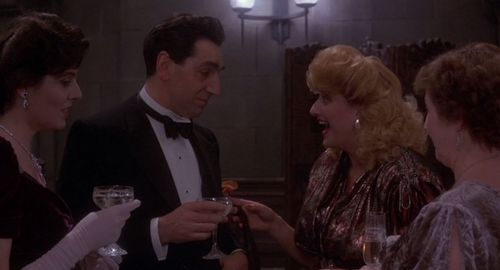 Jim Carter, Eve Ferret, Julann Griffin, and Jo Ross in Haunted Honeymoon (1986)