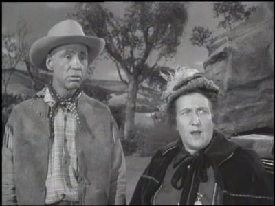 Minerva Urecal and Hank Worden in The Lone Ranger (1949)