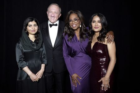 Salma Hayek, Oprah Winfrey, François-Henri Pinault, and Malala Yousafzai