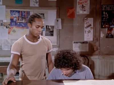 Lee Curreri and Gene Anthony Ray in Fame (1982)
