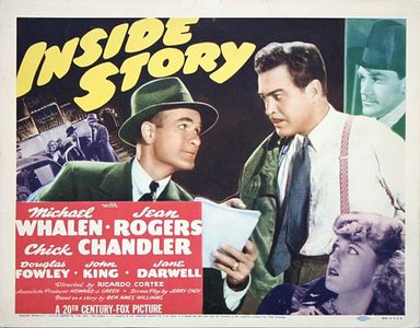 Chick Chandler, Douglas Fowley, Jean Rogers, and Michael Whalen in Inside Story (1939)