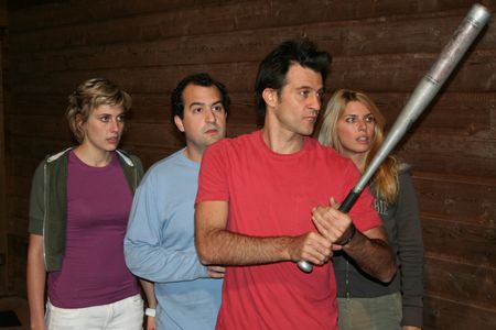 Elise Muller, Ross Partridge, Steve Zissis, and Greta Gerwig in Baghead (2008)