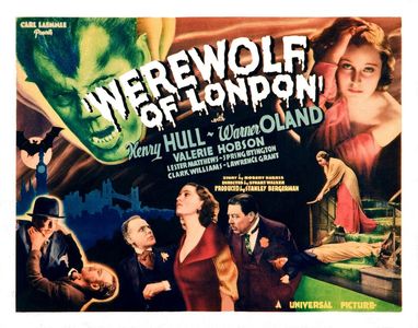 Valerie Hobson, Henry Hull, Lester Matthews, and Warner Oland in Werewolf of London (1935)