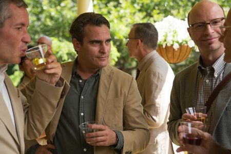 Joaquin Phoenix and Geoff Schuppert in Irrational Man (2015)
