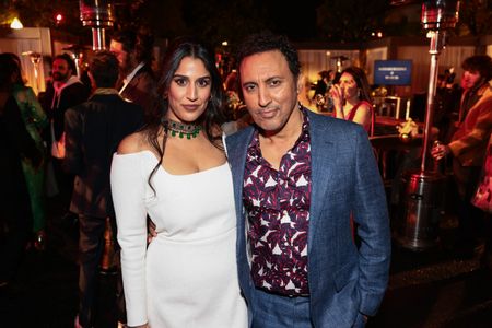 Sohina Sidhu and Aasif Mandvi attend the 2nd Annual South Asian Excellence Pre-Oscars Celebration at Paramount Pictures 