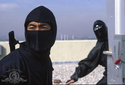 Shô Kosugi and Arthur Roberts in Revenge of the Ninja (1983)