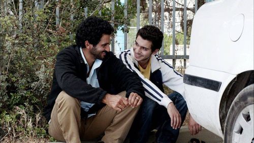 Shadi Mar'i and Tsahi Halevi in Bethlehem (2013)
