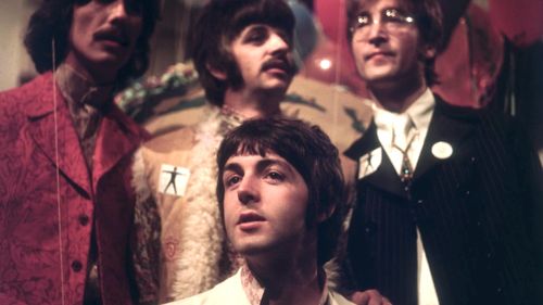 Paul McCartney, John Lennon, George Harrison, Ringo Starr, and The Beatles in How the Beatles Changed the World (2017)