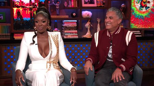Reza Farahan and Wendy Osefo in Watch What Happens Live with Andy Cohen: Wendy Osefo & Reza Farahan (2023)