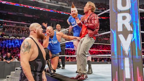 James Curtin, Paul Wight, Claudio Castagnoli, and Stephen Farrelly in WWE Survivor Series (2018)