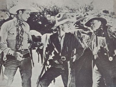 Gus Anderson, Buzz Barton, and Hal Taliaferro in Riders of the Cactus (1931)