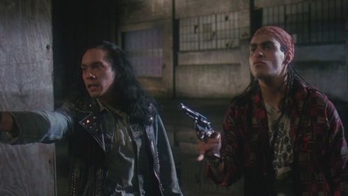 Michael Benyaer and Sam Sarkar in Friday the 13th Part VIII: Jason Takes Manhattan (1989)