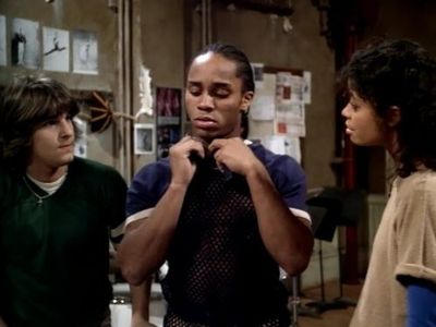 Erica Gimpel, Carlo Imperato, and Gene Anthony Ray in Fame (1982)