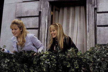 Ashlie Brillault and Hilary Duff in The Lizzie McGuire Movie (2003)