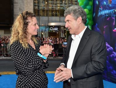 Alan F. Horn and Victoria Strouse at an event for Finding Dory (2016)