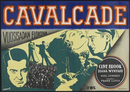 Clive Brook, Frank Lawton, Una O'Connor, and Diana Wynyard in Cavalcade (1933)
