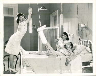 Buster Keaton, Elsie Ames, and Dorothy Appleby in General Nuisance (1941)