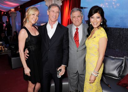 Julie Chen Moonves and Jon Feltheimer at an event for The Hunger Games: Catching Fire (2013)