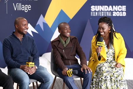 Aïssa Maïga, William Kamkwamba, and Maxwell Simba at an event for The IMDb Studio at Sundance (2015)